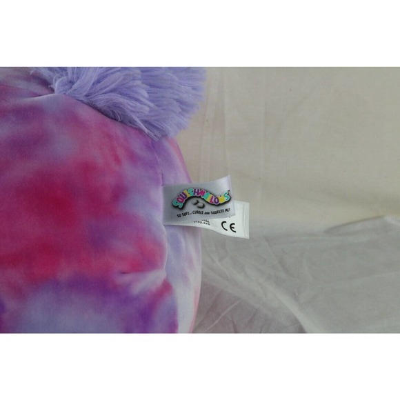New Squishmallow Kelly toy 12" Willow The Tie Dye Pegasus Plush Toy - Picture 5 of 5